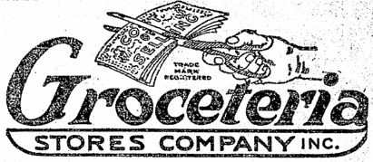 Logo of Groceteria Seattle. The logo indicates that they are cutting prices.