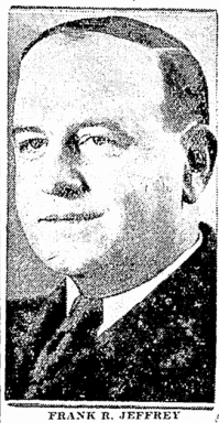 Attorney Frank Jeffrey from an October 23, 1931 Seattle Times "paid advertisement" for Mutual Groceries.