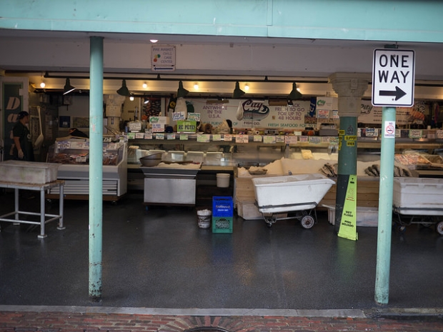 City Fish is located in the original Eba location, 1533 Pike Place (Photo by author, larger on Flickr)