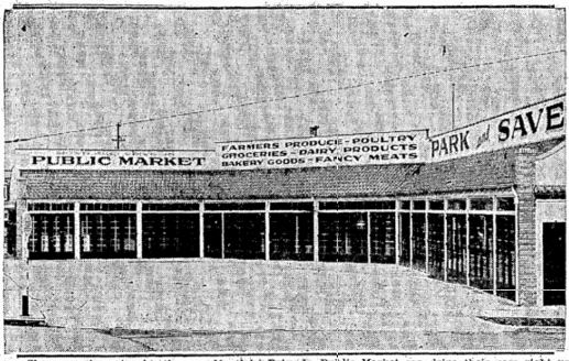 Montlake Drive-In Market as built (03 12, 1931 Seattle Times)