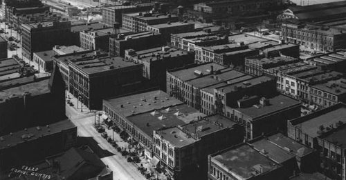 Pioneer Square from Smith Tower, 1931
