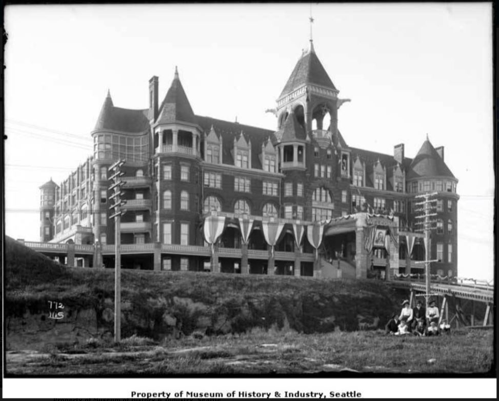 Denny Hotel when US President Teddy Roosevelt visited in 1903. It was called the Hotel Washington in 1903.